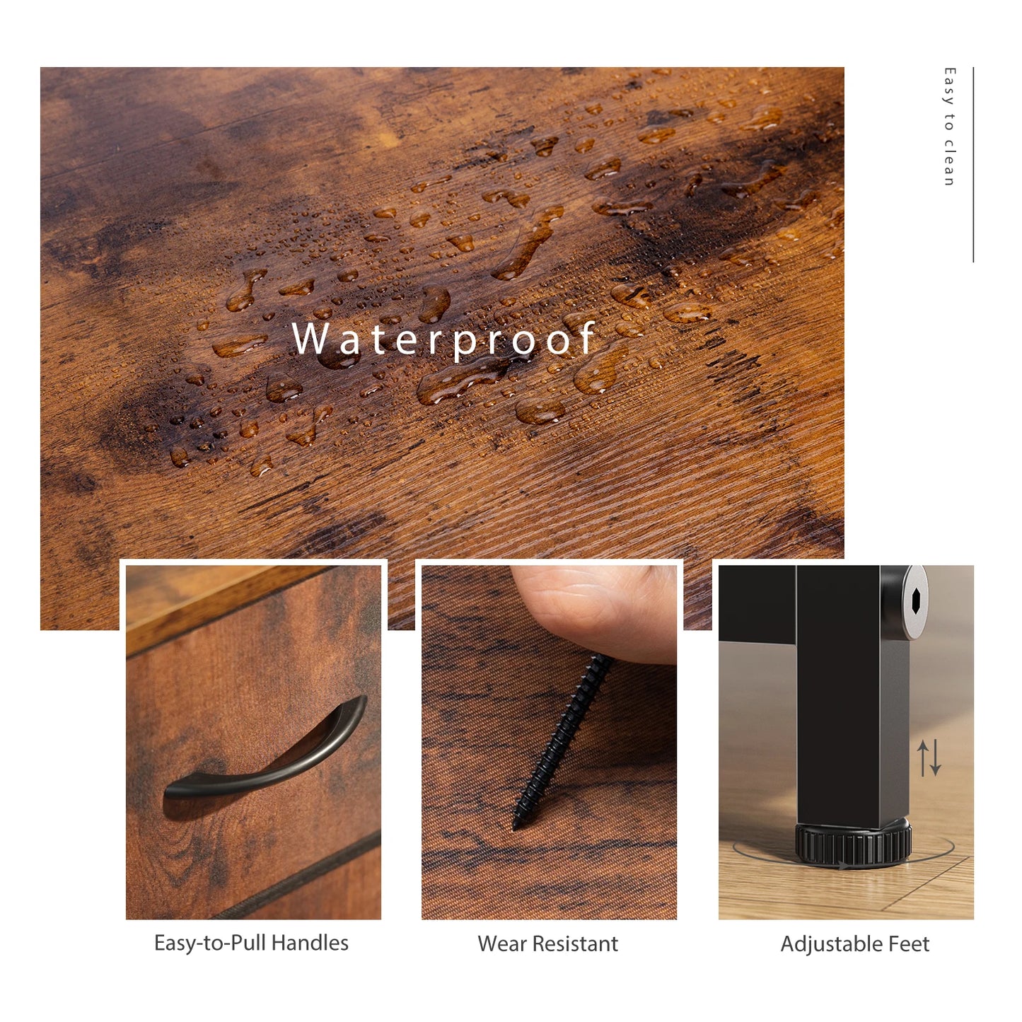 Space-Saving Fabric Dresser