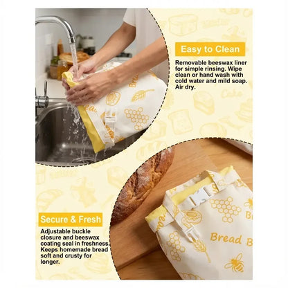 Premium Beeswax Bread Bags
