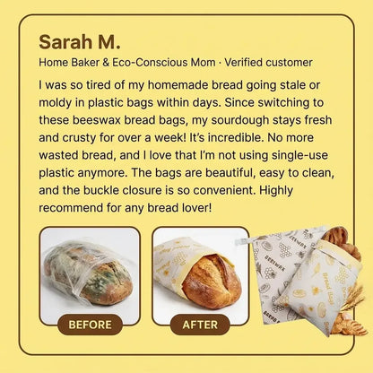 Premium Beeswax Bread Bags