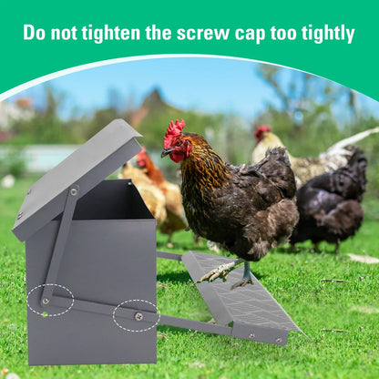 Treadle Chicken Feeder Pro