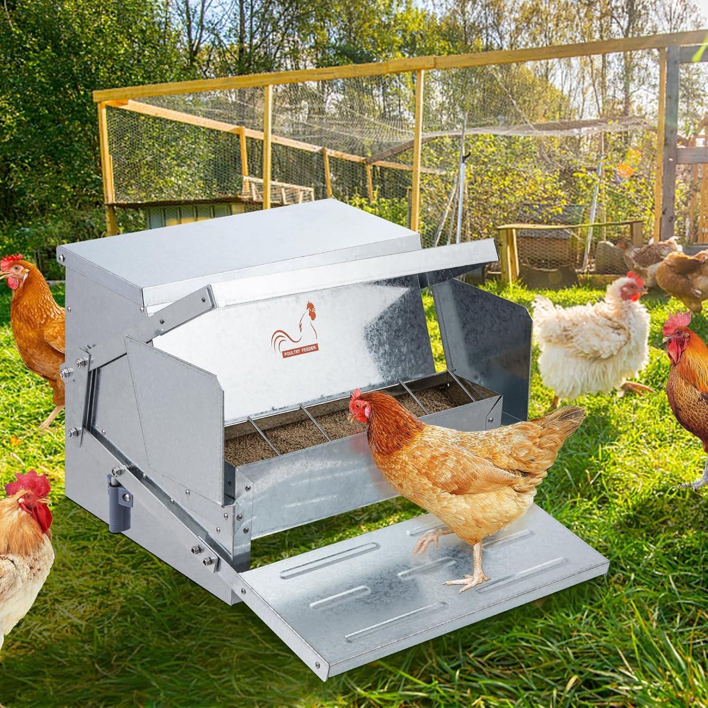 EasyFarm Large Poultry Feeder Pro