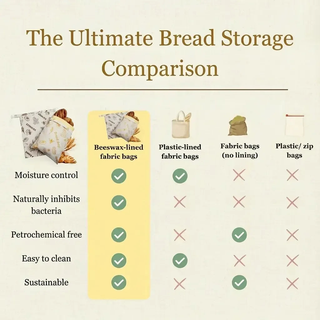 Premium Beeswax Bread Bags