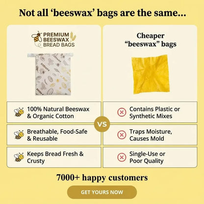 Premium Beeswax Bread Bags