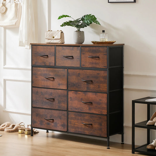 Space-Saving Fabric Dresser