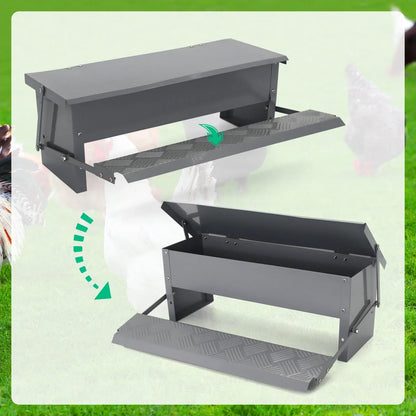 Treadle Chicken Feeder Pro