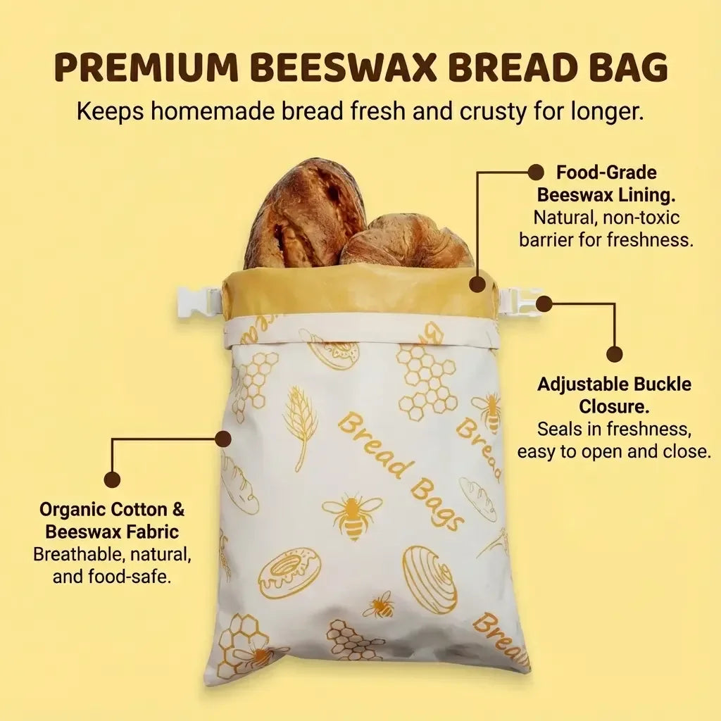 Premium Beeswax Bread Bags